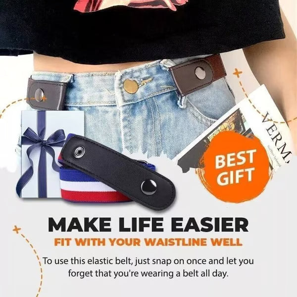 Unisex Buckle-free Invisible Elastic Waist Belts