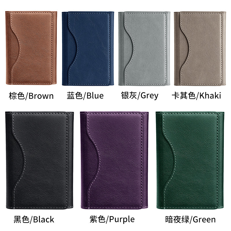 Trifold Magnetic Wallet ( Slim + RFID Blocking )